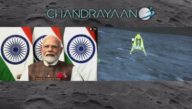 Chandrayaan-3 lands on moon in historic moment for India