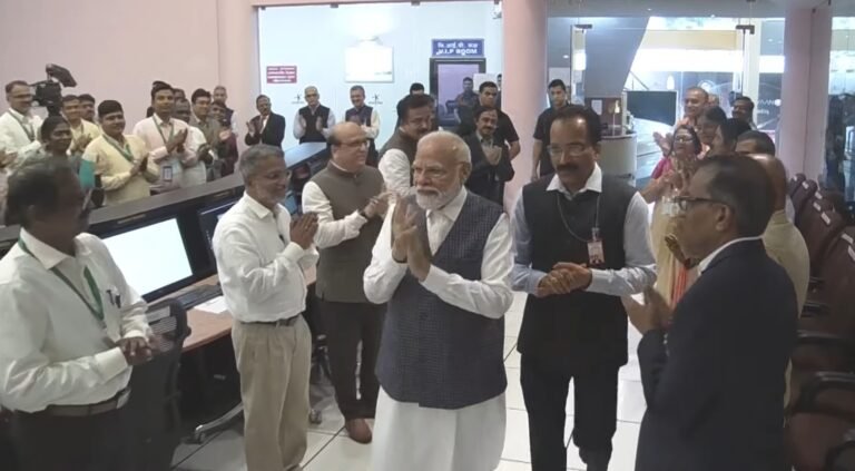 ‘Dhanyavaad’, says ISRO after PM Modi visits Bengaluru centre, lauds Chandrayaan-3 scientists