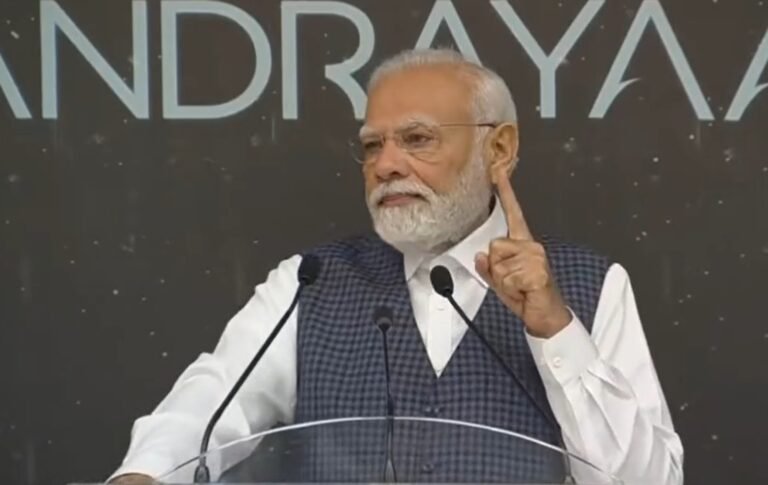 India is on the Moon, we have our national pride placed on the Moon: PM Narendra Modi in Bengaluru.