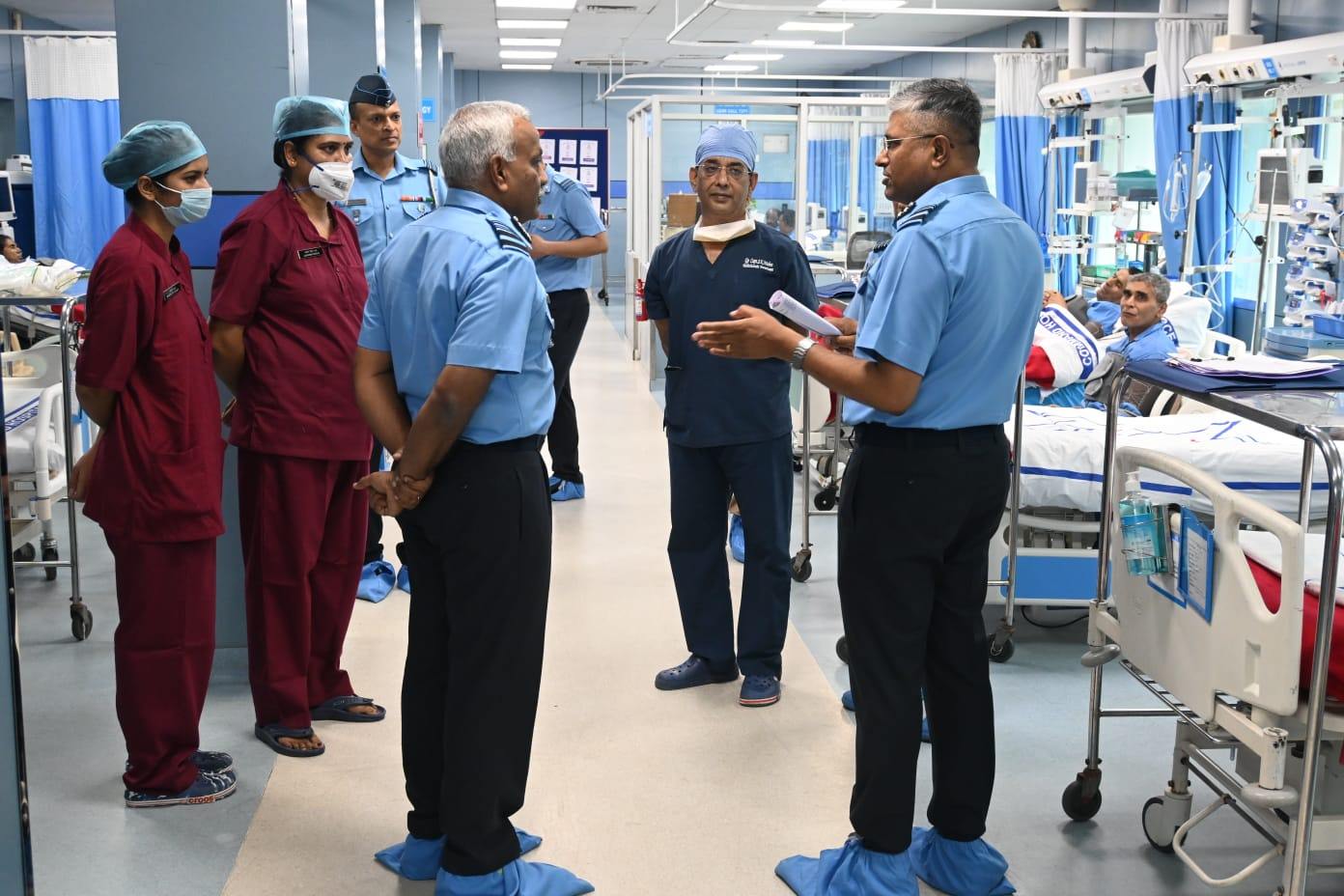 Bengaluru: Air Officer Commanding-in-chief, Training Command Visits IAF Medical Establishments