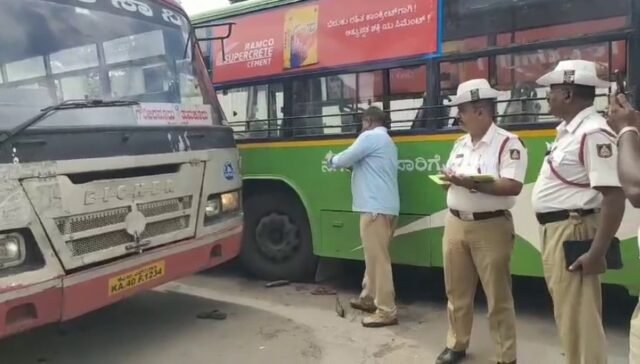 Two women run over by reversing KSRTC bus in Karnataka's Tumakuru
