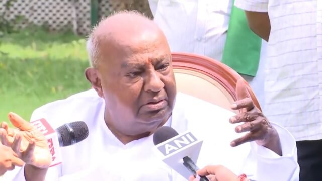 ‘Matter not with me’: Ex-PM Deve Gowda on JD(S)-BJP seat sharing issue