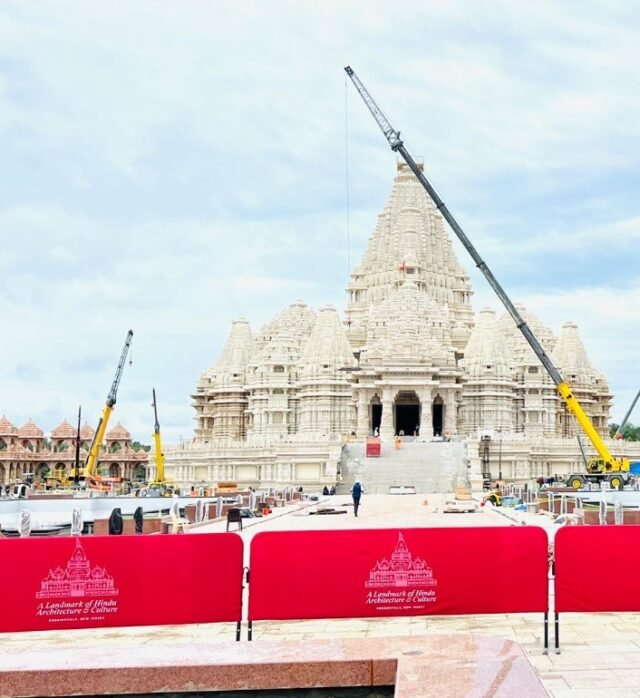 World's largest Hindu temple outside India in modern era to be inaugurated on October 8 in New Jersey