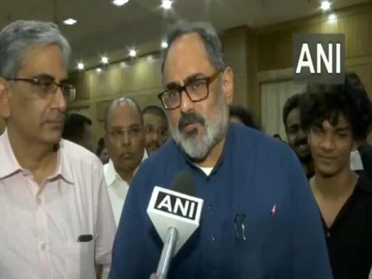 Country will eradicate dynastic politics: MoS Rajeev Chandrasekhar over Santan Dharma row