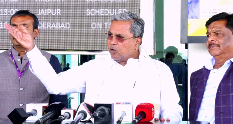 After 4-Year Rule, BJP Fails to Tackle Pothole Woes: Chief Minister Siddaramaiah