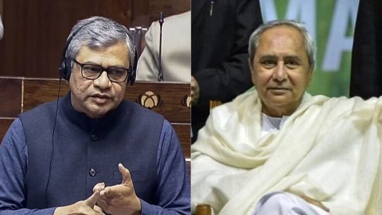 BJD announces support for candidature of BJP’s Ashwini Vaishnaw in RS polls in Odisha