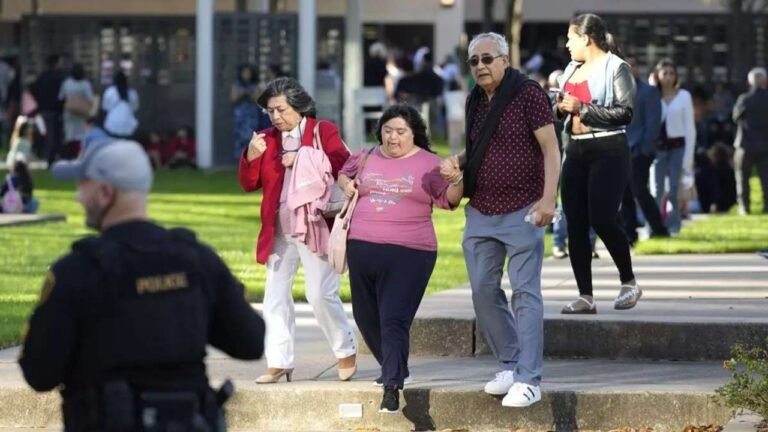 Two, including 5-year-old, injured after woman opens fire at Texas church; shooter killed