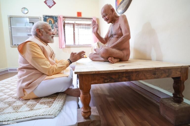 PM Modi condoles Jain seer's demise, says he will be remembered for his contribution to society