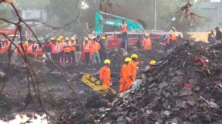Rescue ops on at blast-hit firecrackers unit in Harda; Over 100 people hospitalised, 2 missing