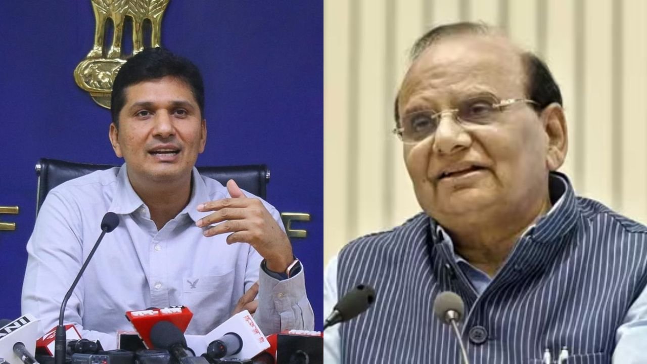 Delhi LG V K Sacena suspends Saurabh Bharadwaj’s OSD R N Das