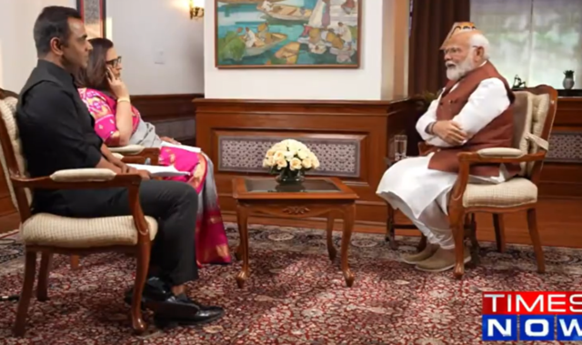 Prime Minister Narendra Modi interview with Times Now