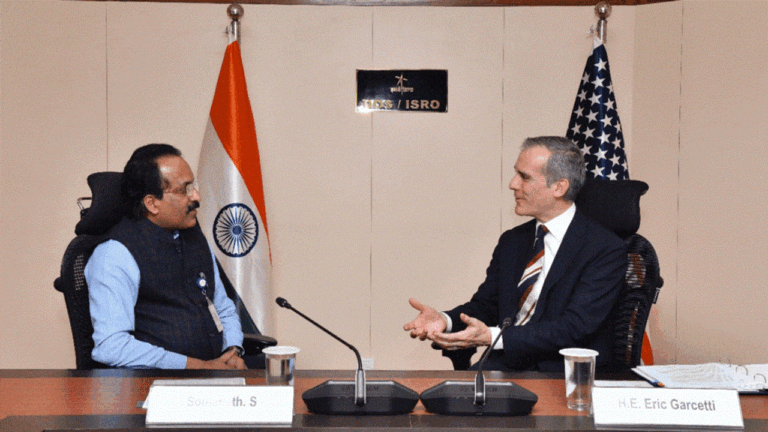 US Ambassador Eric Garcetti proposes development of ‘QUAD satellite’ with India-US partnership