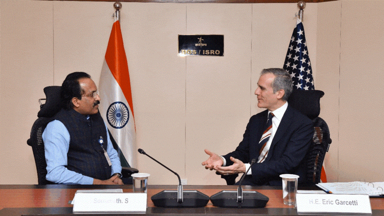 US Ambassador Eric Garcetti proposes development of ‘QUAD satellite’ with India-US partnership