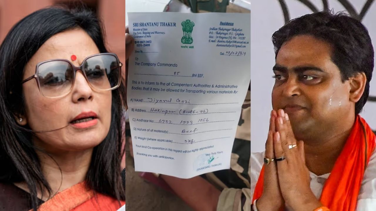 Mahua Moitra accuses BJP’s Shantanu Thakur of issuing  passes to smuggle beef, minister denies