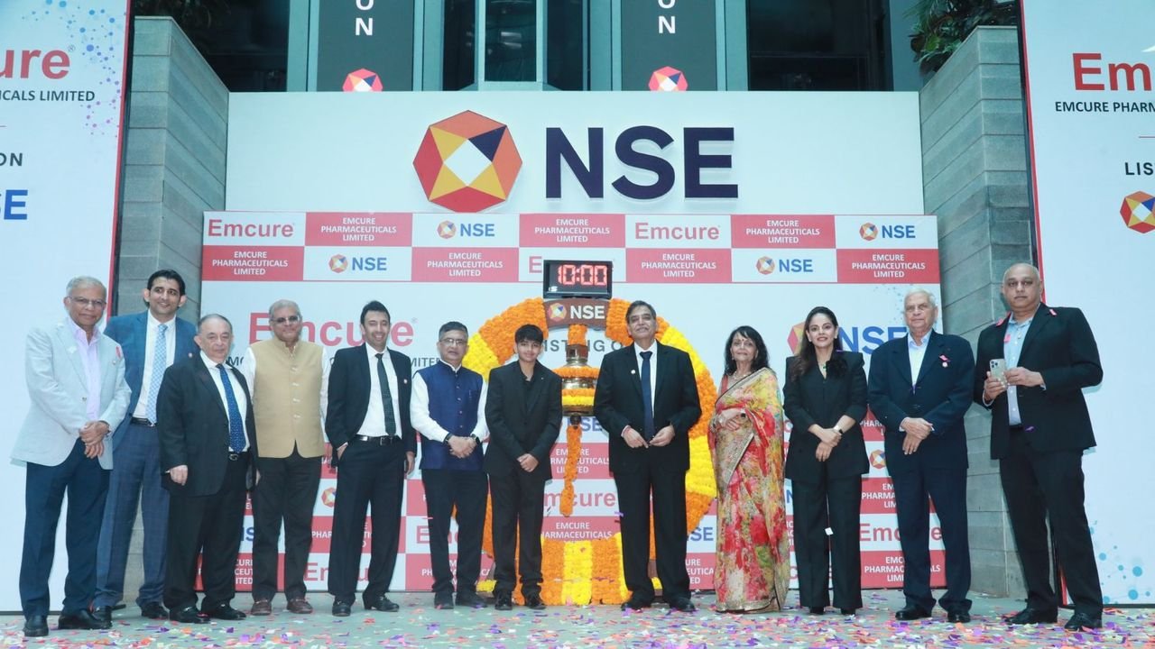 Emcure Pharma shares zoom over 31% in debut trade