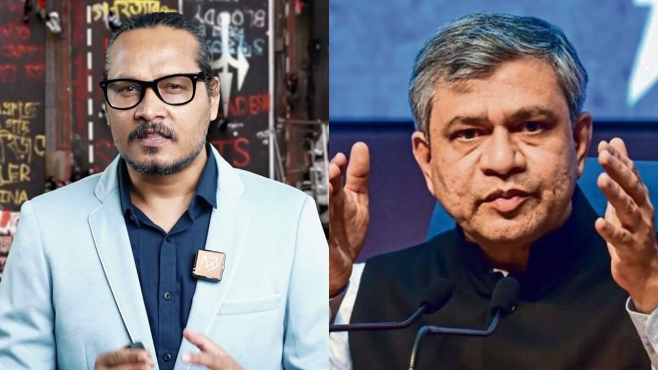 Ajeet Bharti urges Ashwini Vaishnaw to take action against YouTube