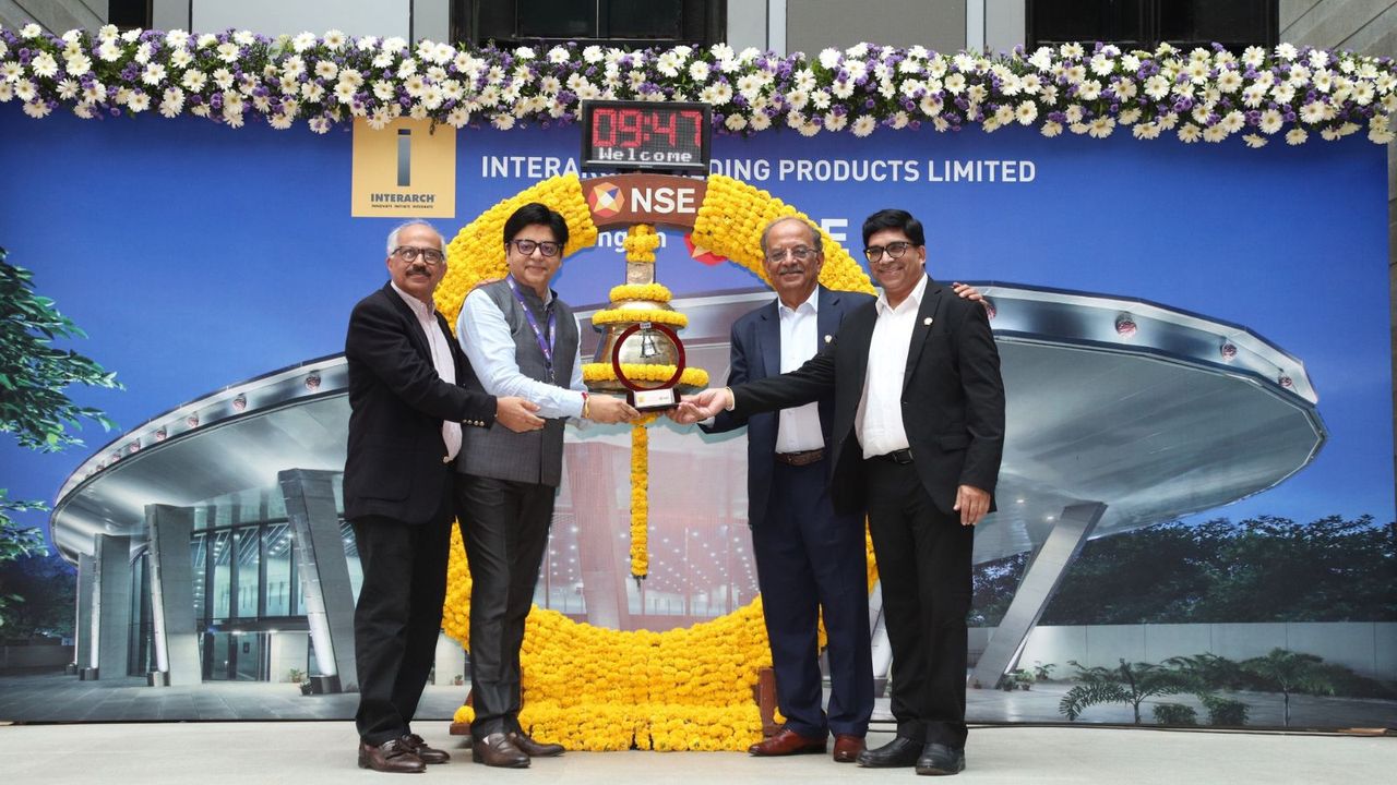 Interarch Building Products’ shares debut with over 44% premium