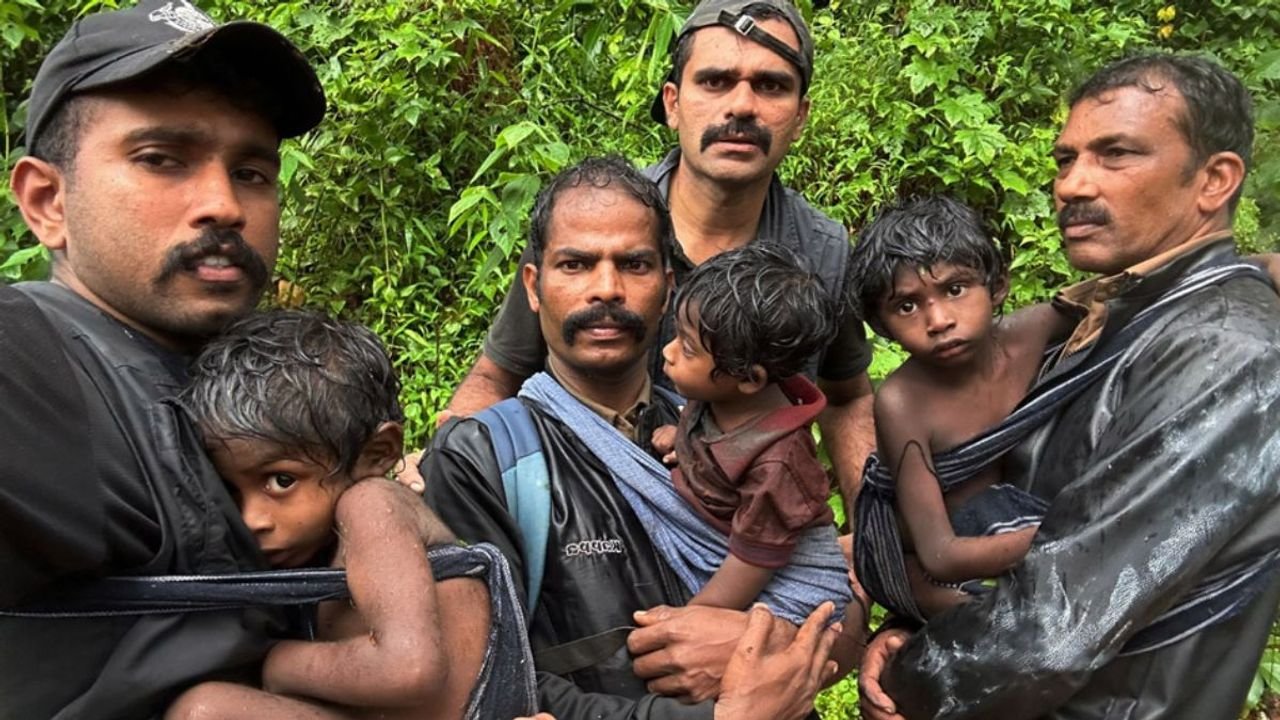 Wayanad landslides: Four-member family rescued