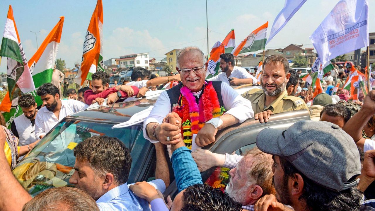 J-K polls: Congress chief Karra files nomination from Central Shalteng