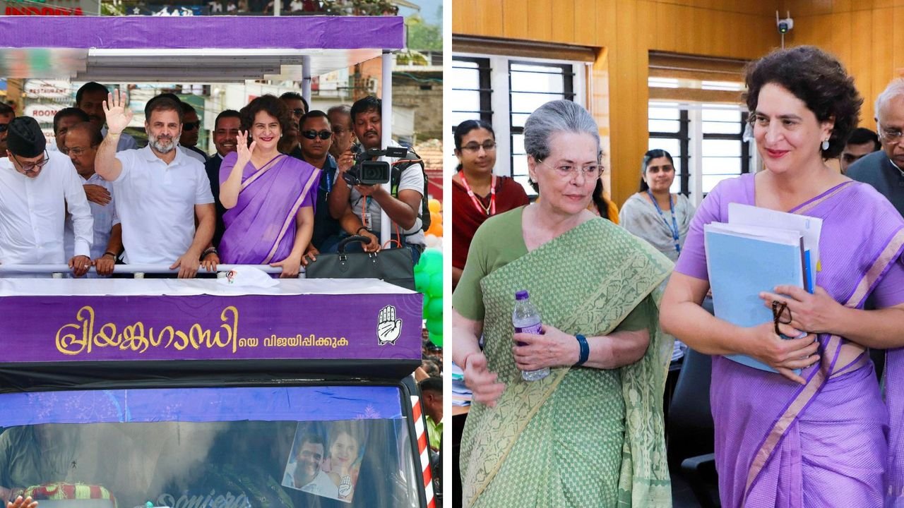 Priyanka Gandhi kicks off poll debut with massive roadshow, files nomination