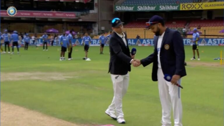 India elect to bat against New Zealand in 1st Test at Bengaluru; check playing 11