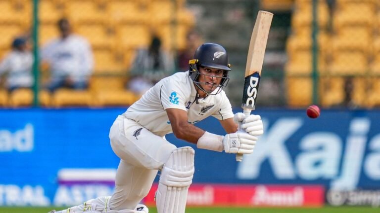 Rachin Ravindra slams ton, New Zealand lead by 299 runs against India at lunch