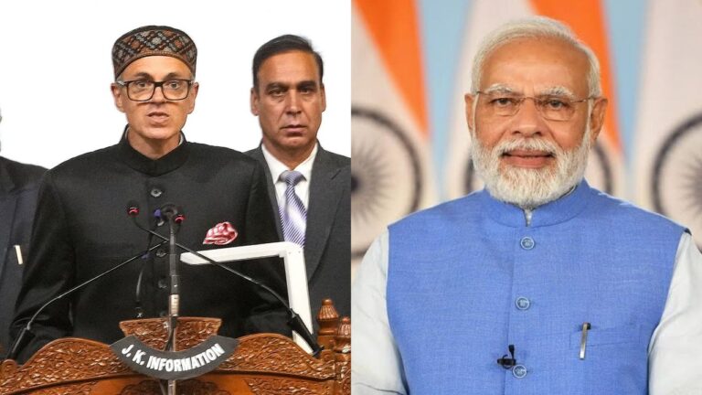 J-K CM Omar Abdullah meets PM Modi in Delhi