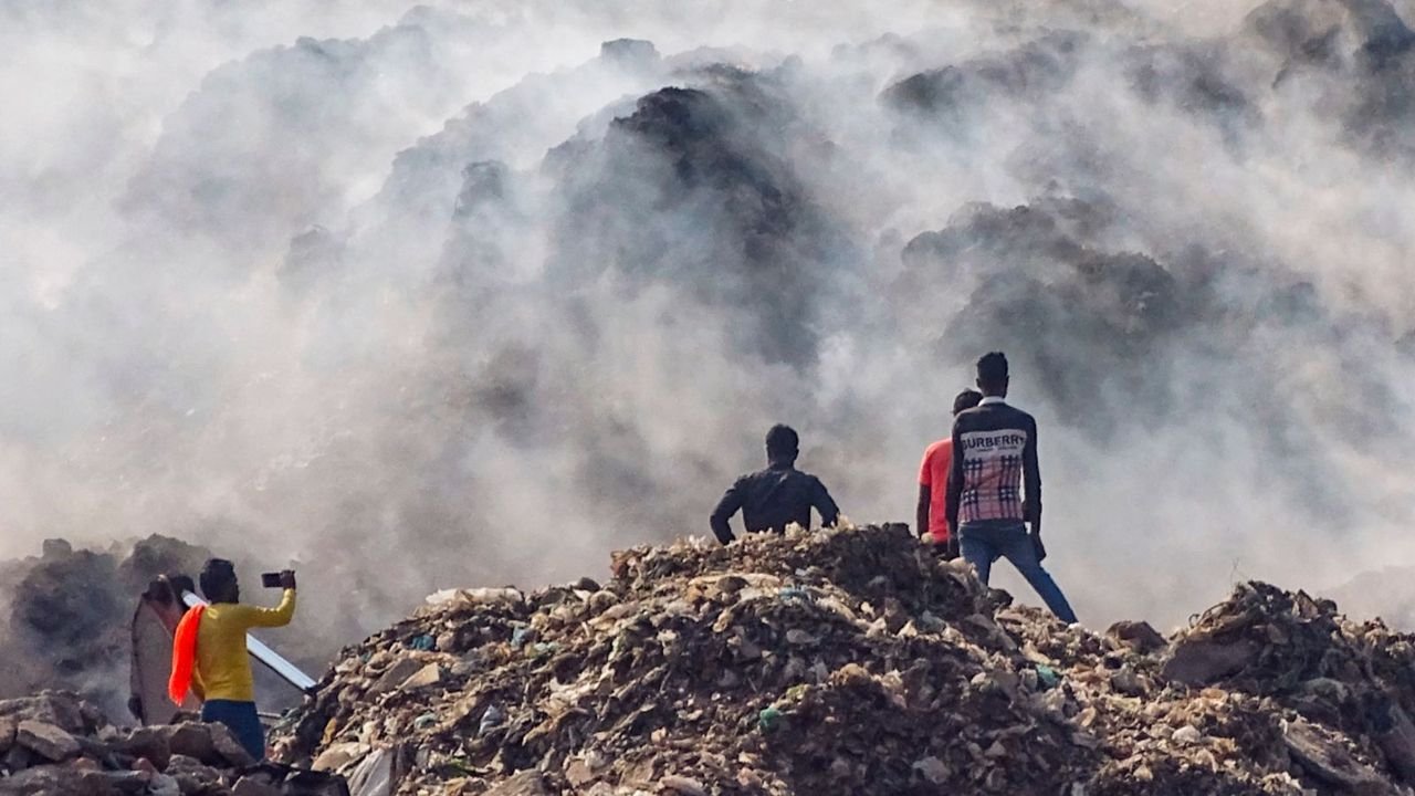 Delhi air pollution: PM’s principal secretary flags slow progress in clearing landfill sites