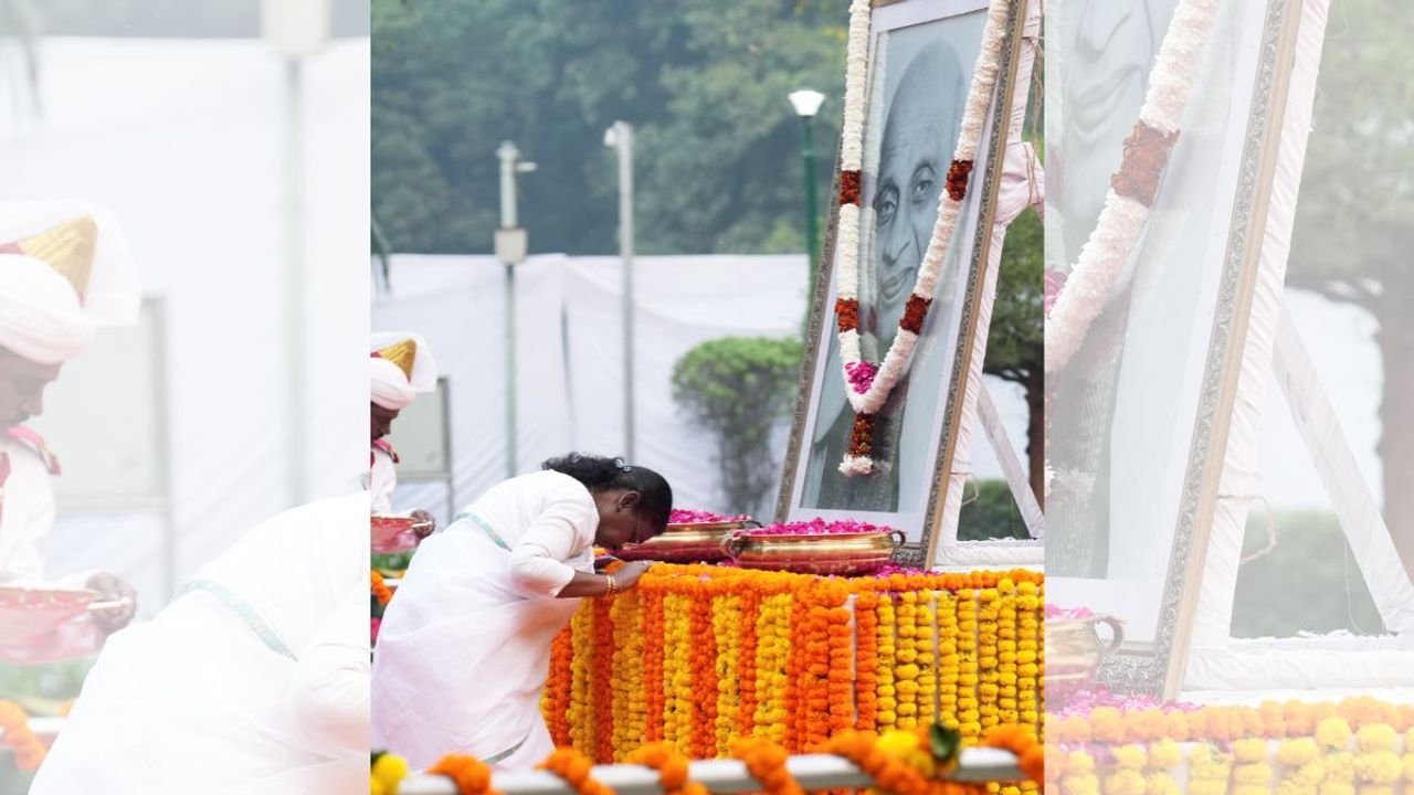 President Murmu, Vice President pay tributes to Sardar Patel on National Unity Day