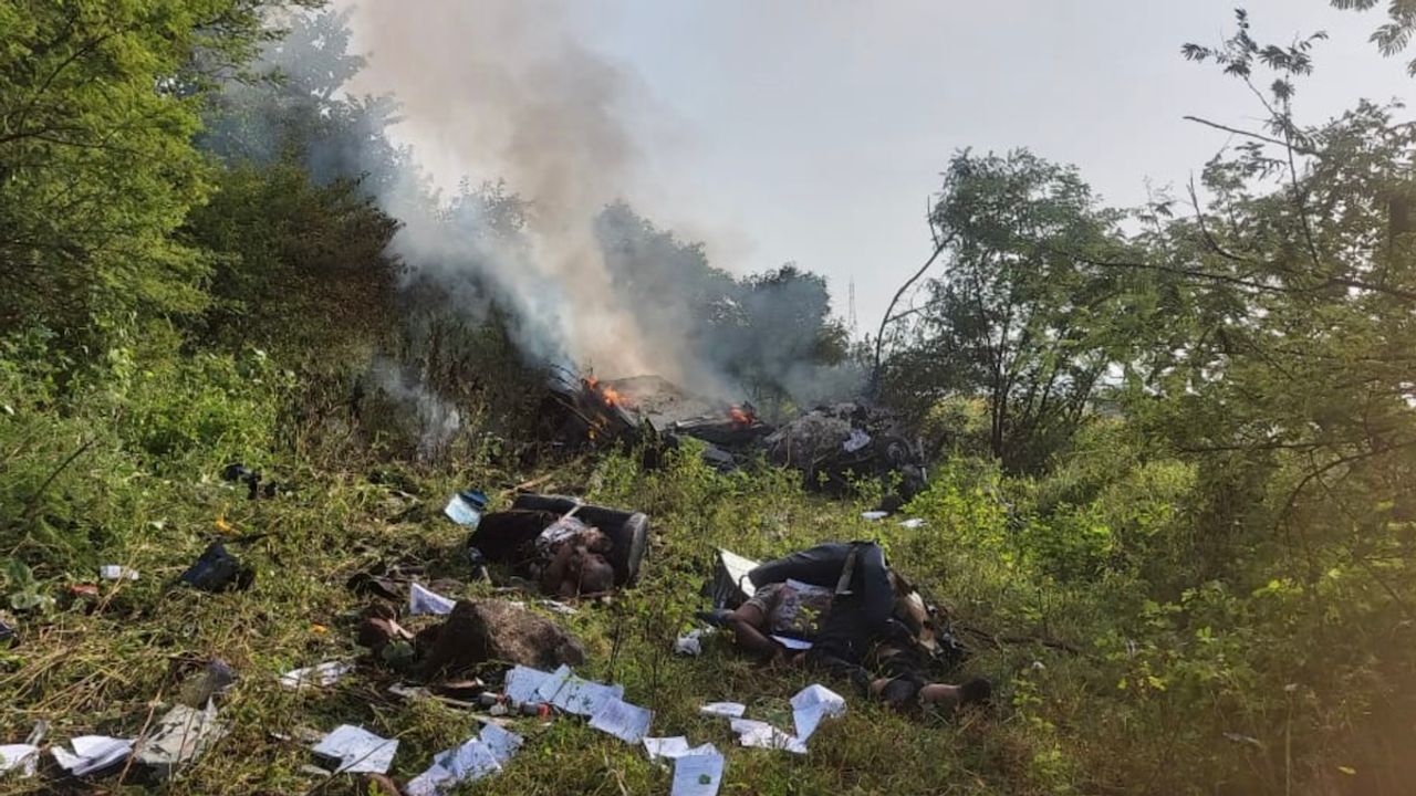 Helicopter crashes in Pune; 2 persons feared dead