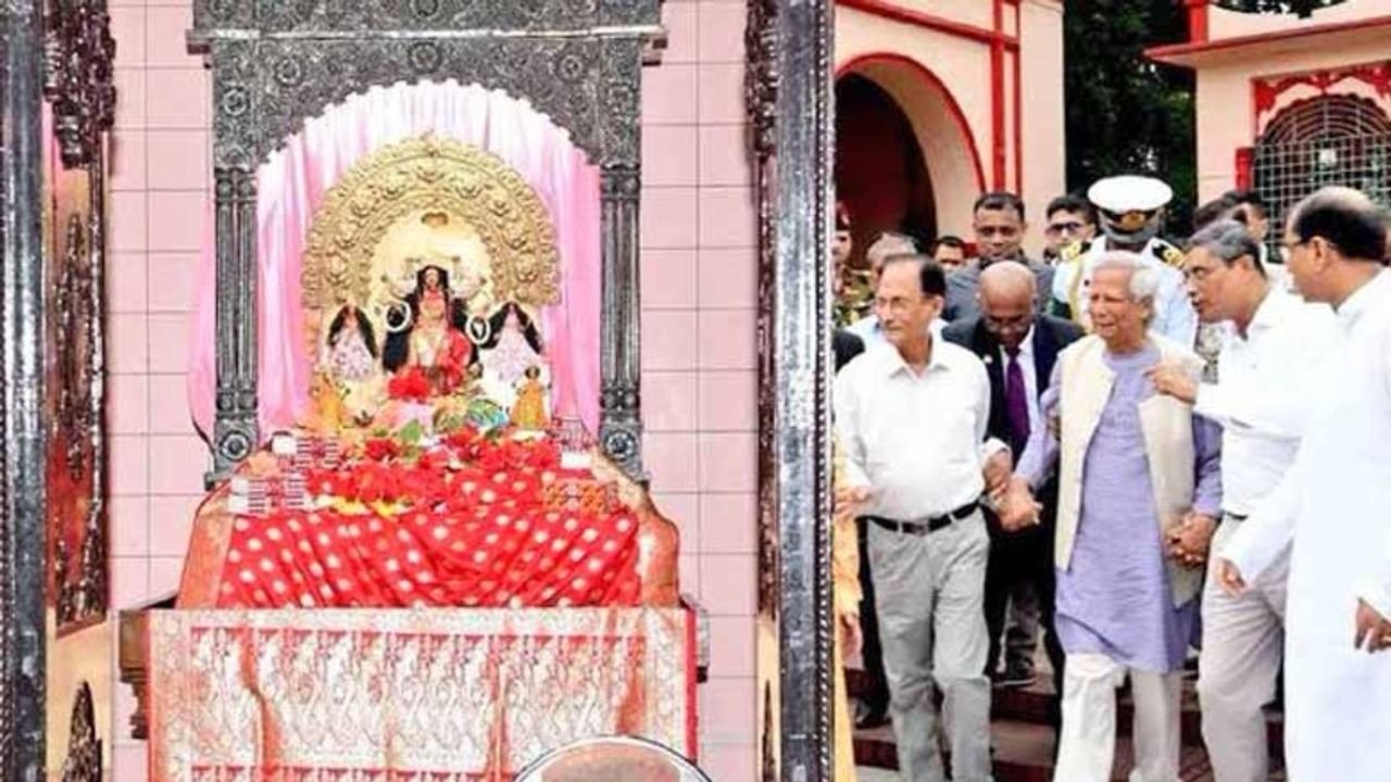 Bangladesh’s Chief Adviser Yunus visits Dhakeshwari temple following vandalism during Durga Puja celebrations