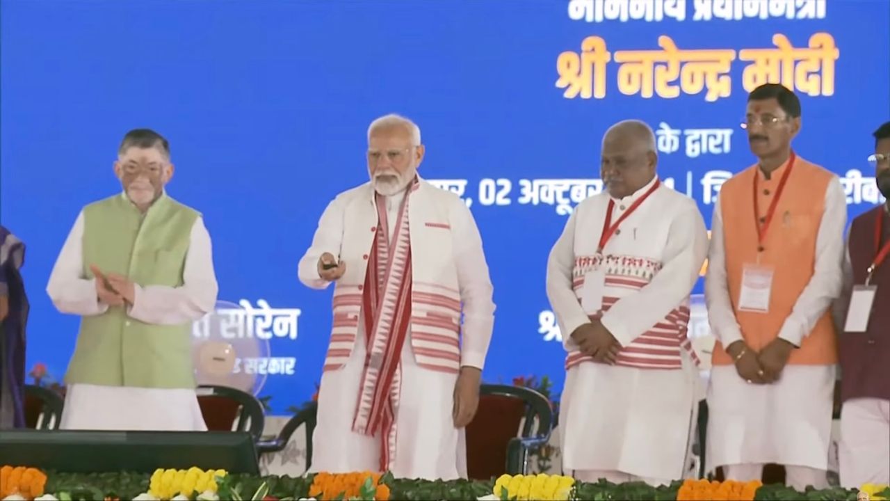 PM Modi unveils projects worth Rs 83,700 crore from Jharkhand's Hazaribag