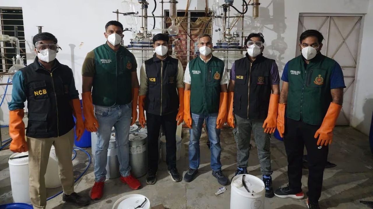 Meth lab with links to Mexican drug cartel busted in Delhi NCR; Tihar Jail warden among 5 arrested
