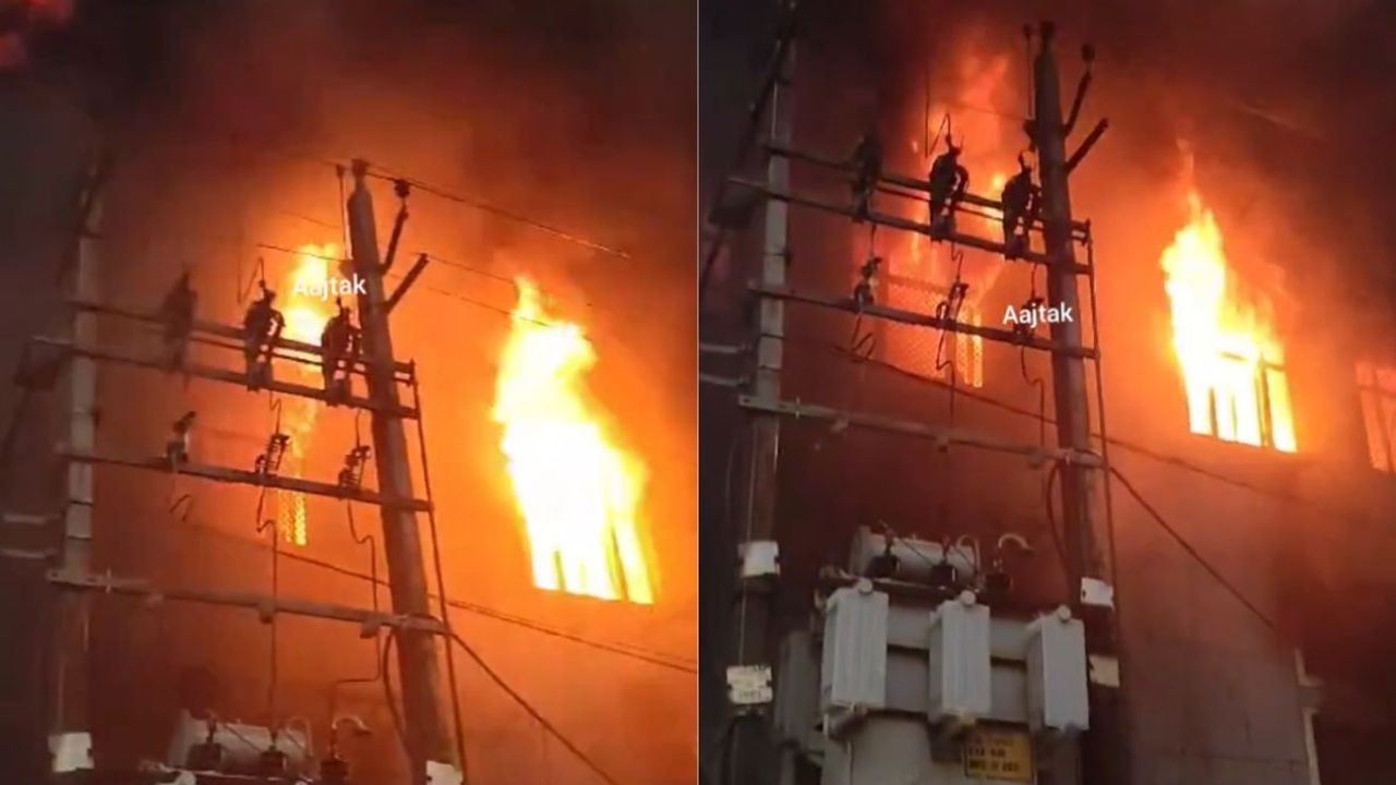 Fire breaks out in slum cluster in outer Delhi, 150 shanties gutted