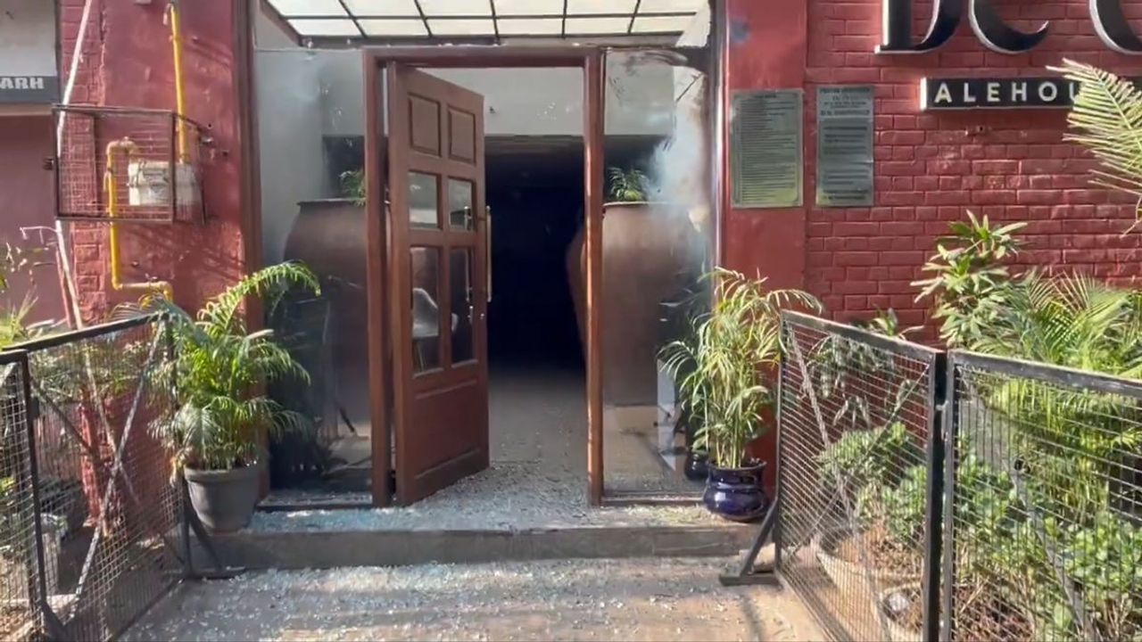 Low-intensity explosion outside Chandigarh bar-cum-lounge