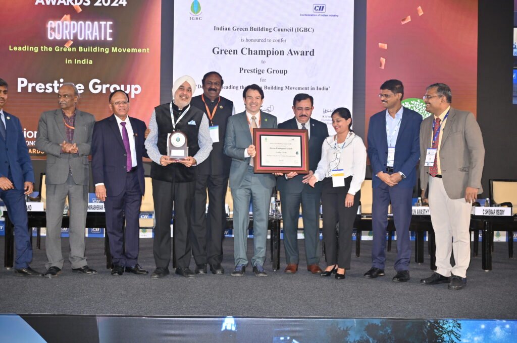 Prestige Group Wins Prestigious Sustainability Awards: GRESB Recognition and IGBC Green Champion Title 2