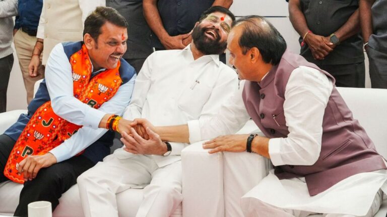 BJP-led Mahayuti set to retain Maharashtra; Cong, allies totter at 51