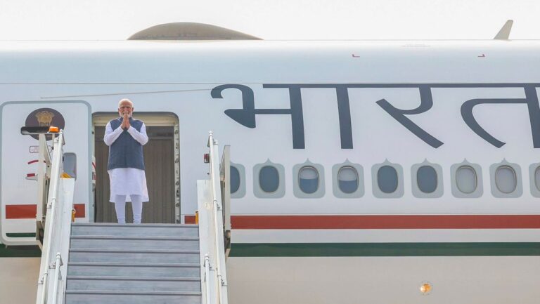 PM Modi leaves for home after concluding three-nation visit