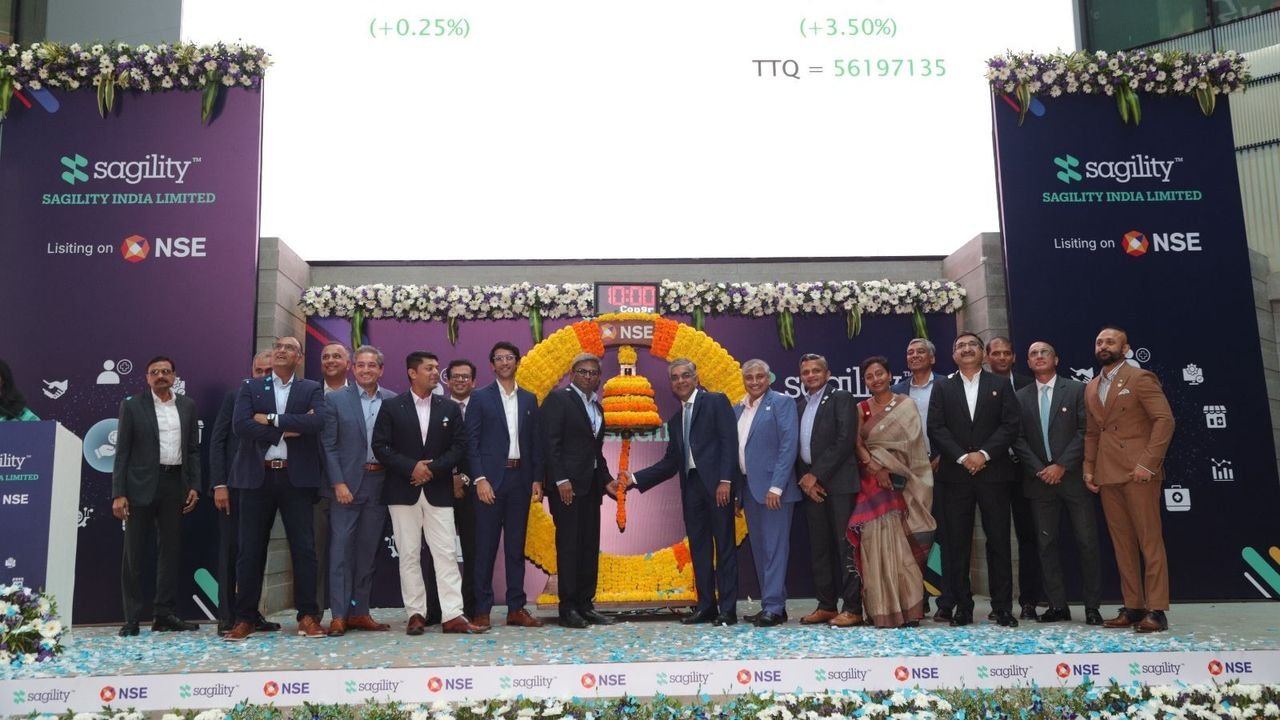 Sagility India shares debut 3.53% higher against the issue price of Rs 30