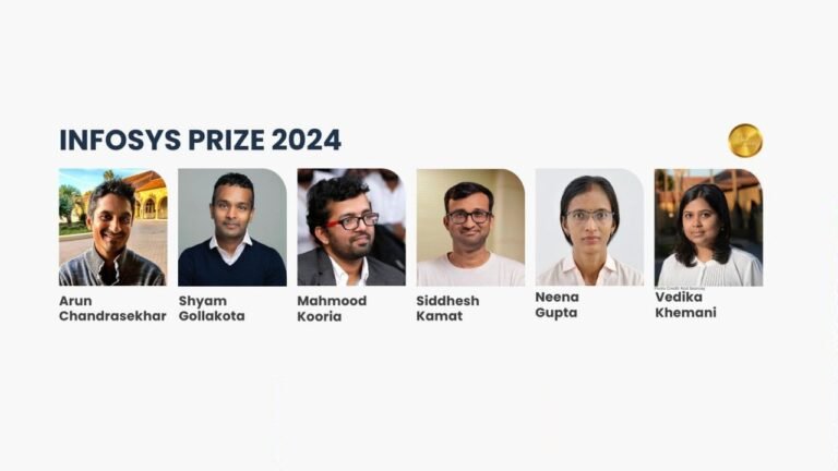 Six scholars, including two women, win Infosys Prize 2024