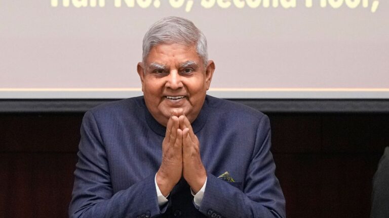 RS deputy chairman dismisses Opposition notice seeking removal of VP Dhankhar