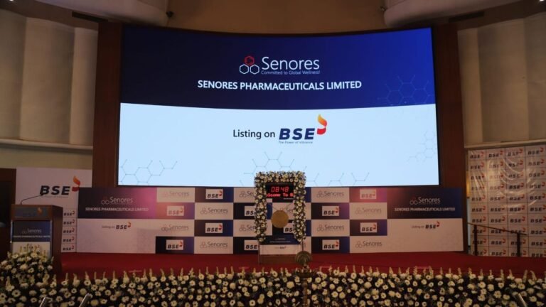 Senores Pharmaceuticals shares debut with over 53% premium