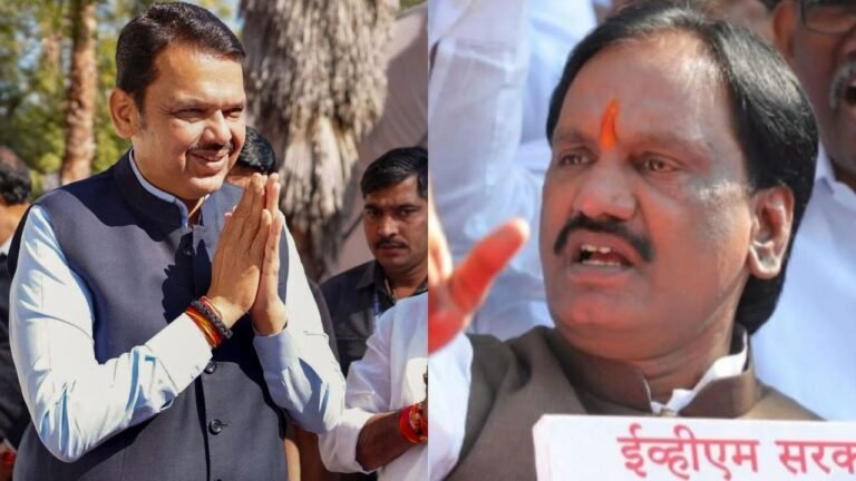 Opposition MLAs protest at Vidhan Bhavan steps against Beed sarpanch’s murder