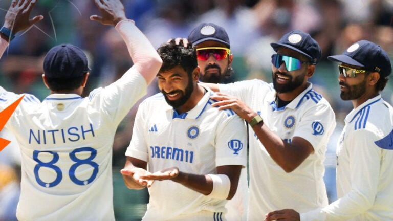 India sniff victory in Melbourne as Bumrah bombing leaves Aussies at 135/6 at tea