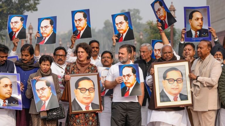LS proceedings adjourned till 2 pm amid Cong uproar over Amit Shah’s Ambedkar remarks