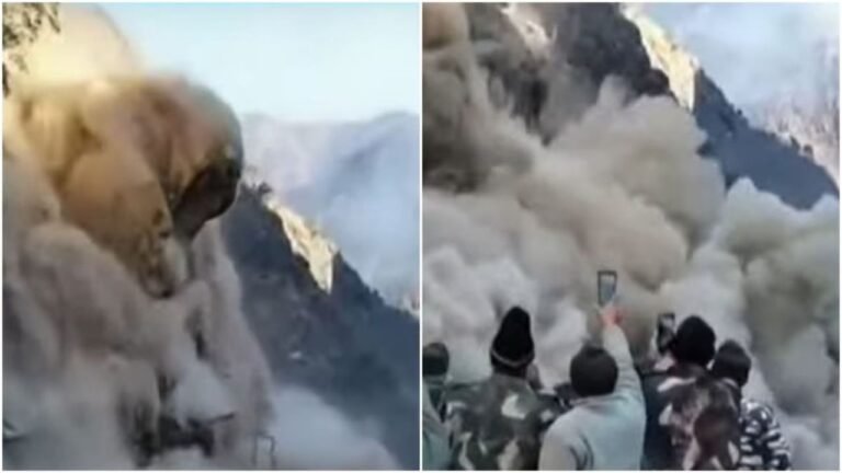 Video: Major landslide occurs on Pithoragarh’s Tawaghat area