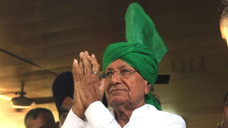 Former Haryana CM and INLD leader Om Prakash Chautala passes away