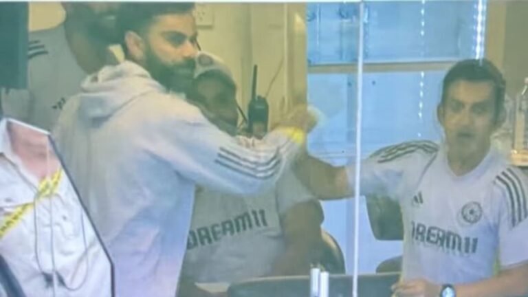 India’s balcony celebrations at Gabba after avoiding follow-on raise eyebrows