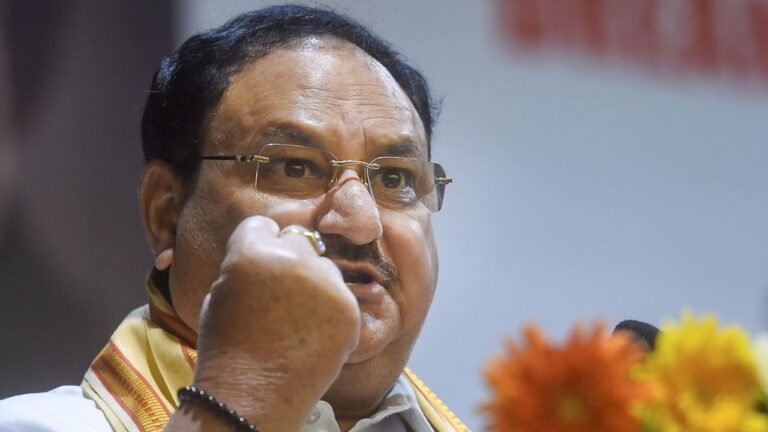 BJP president Nadda asks Congress to ‘stop lying’ on Ambedkar issue
