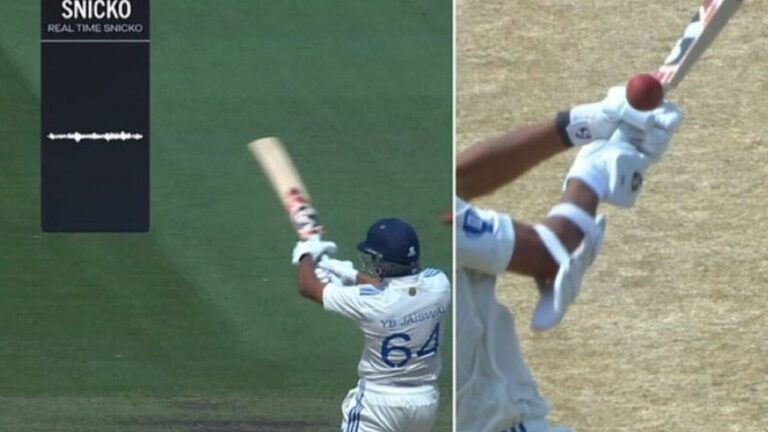 Yashasvi Jaiswal’s caught-behind dismissal sparks controversy